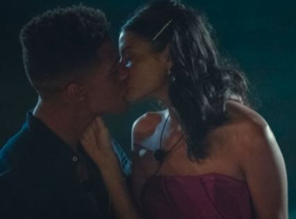 Nathan Soan Mngomezulu and Holly Scarfone had to pay the price for sharing forbidden kisses.